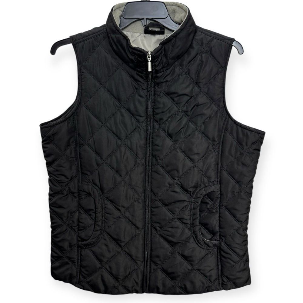 Jane Ashley Women’s Black‎ Quilted Vest Size 1X